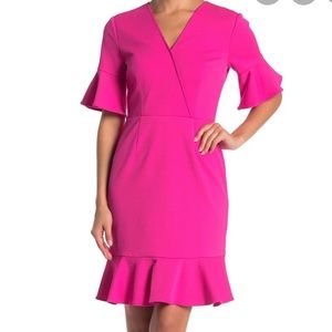 NWT Trink Turk Pink Ruffle Dress